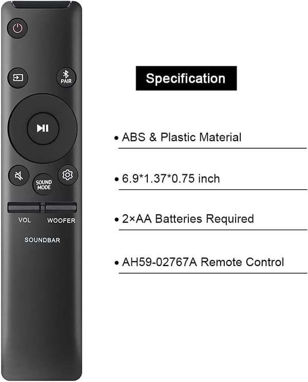 AH59-02767A Universal Samsung Soun-FX-