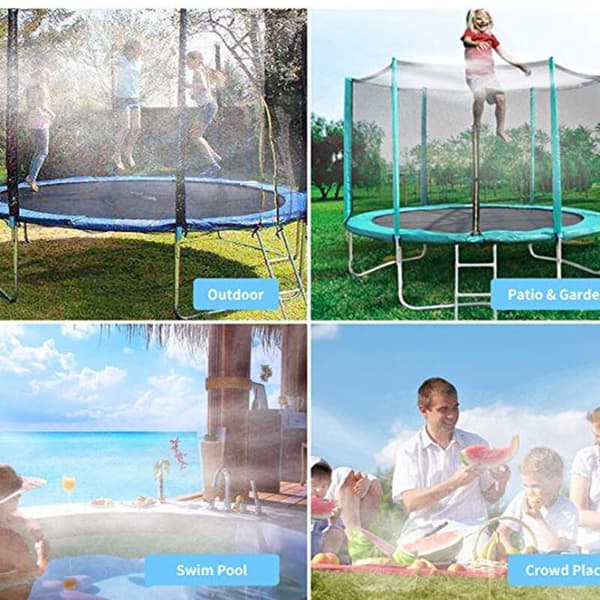 Trampoline sprinkler for barn utendørs sommervannleke 15m-FX-