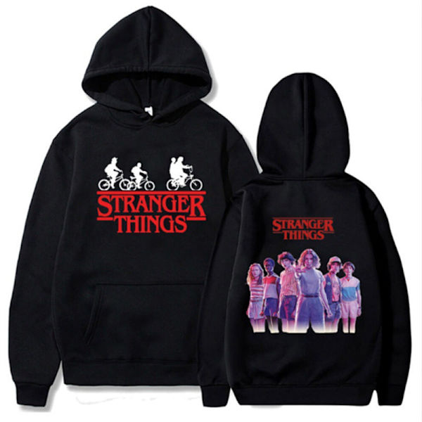 Stranger Things Hættetrøje Trøje Pullover Efterår/Vinter gul-FX- yellow M