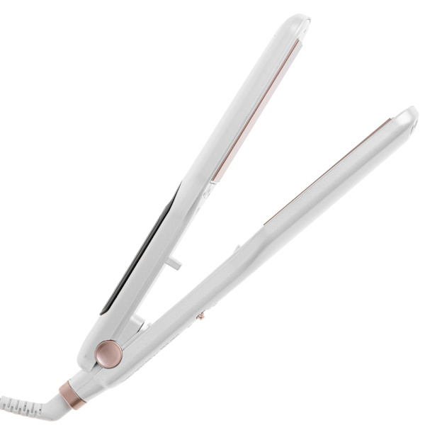 Wide flat iron with ceramic plates and temperature control-FX-