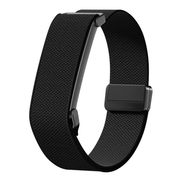 Klockarmband för Google Fitbit Air, elastiskt nylonband med magnetiskt spänne djupt grå-FX- deep grey one size