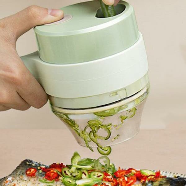Portable Wireless Electric Food Chopper Kitchen Utensil Rinseable-FX-