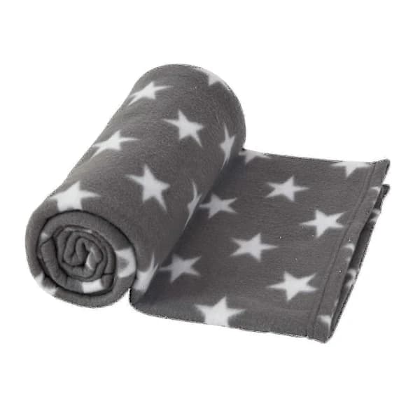 Flonel Fleece Tæppe Varm Blød Stjernedesign 120x200cm-FX-