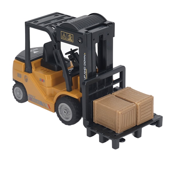 1:24 Fjärrstyrd Gaffeltruck Professionell Fullfunktionell Ljud- och Lättmetall Gaffeltruck Byggleksak 1