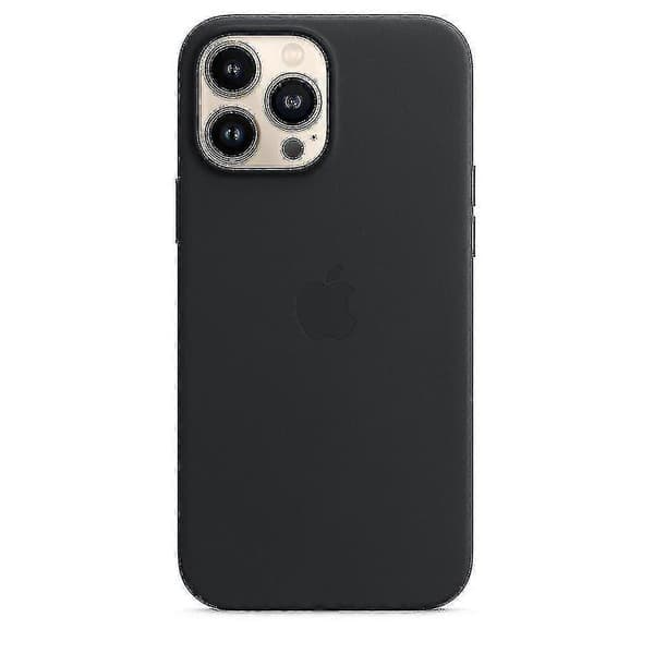 Officielt Apple iPhone 13 Pro Max lædercover med MagSafe - Midnatsort-FX-