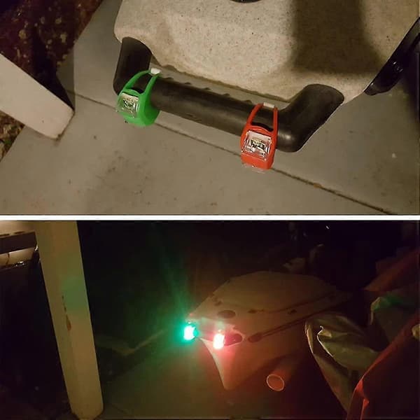 Batteridrevne kajakknavigasjonslys, marine LED-båtlys, båtfrontlys-FX-