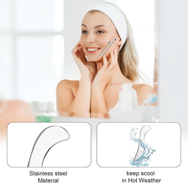 Gua Sha rostfritt stål Gua Sha massageverktyg Gua Sha skrapa Grade Phase-FX-