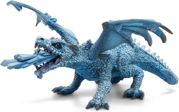 Iskald dragefigur Flerfarget