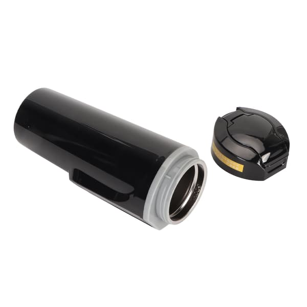 Elektrisk rejsekedel 500 ml Sort Vandtemperaturvisning 96W 12V 24V Bilvarme Krus til Te Kaffe-FX-