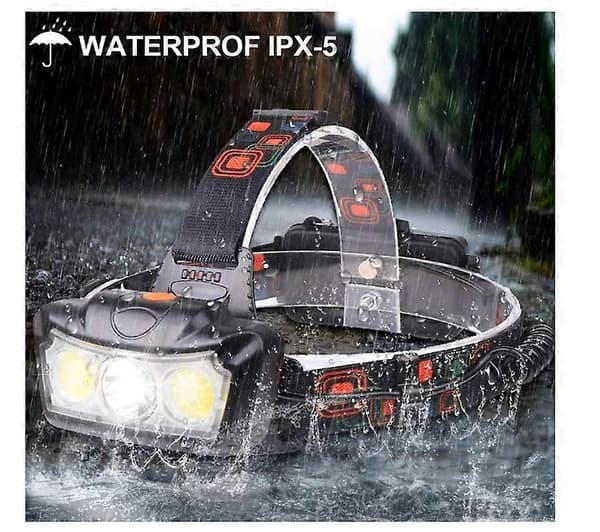 30000 Lumen Super Bright LED-pandelygte, 4 tilstande og vandtæt-FX-