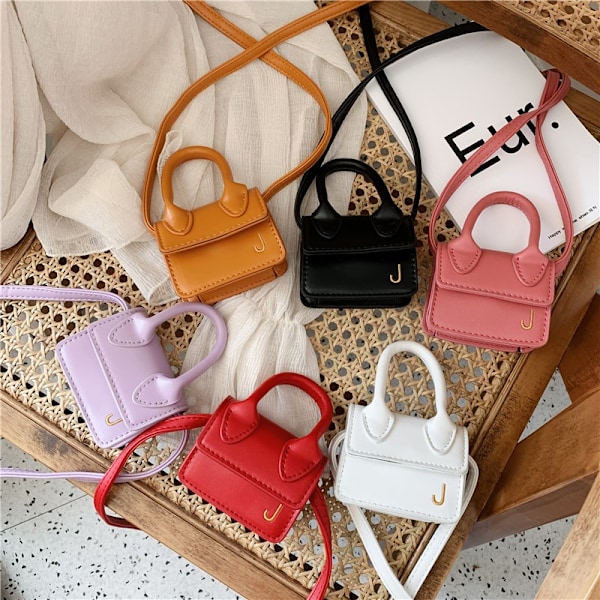 Perfekte børne- og håndtasker Mini Crossbody-taske og lille pige - Perfet Yellow