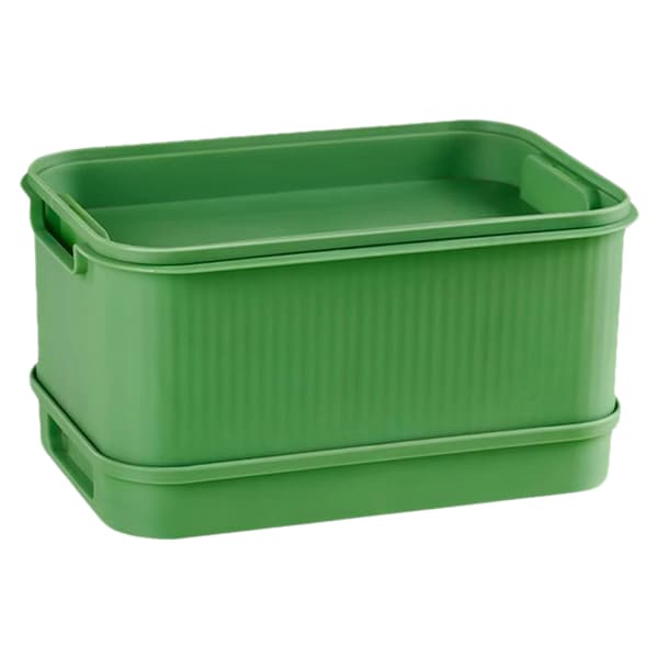 Sprouting Kit for Seeds with Drainage Holes and Drainage Tray, Upgraded Stackable Tray for Microgreens, Fresh Organic Bean Sprouts-FX- 1pc
