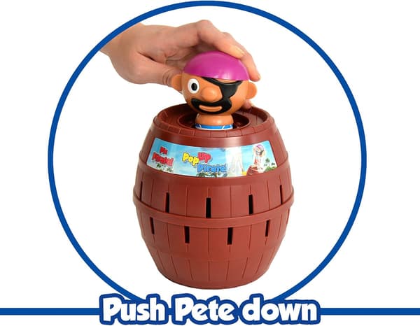 Pop Up Pirate Classic T7028 brettspill, engelsk versjon, fra 4 år-FX-
