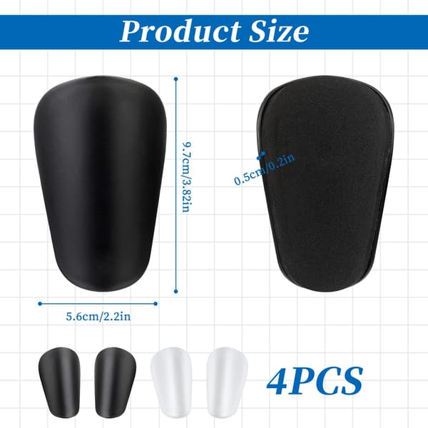 2 Mini Soccer Shin Guards, Soccer Training Equipment, Protective Gear, Shin Guards and Foot Guards.-FX-
