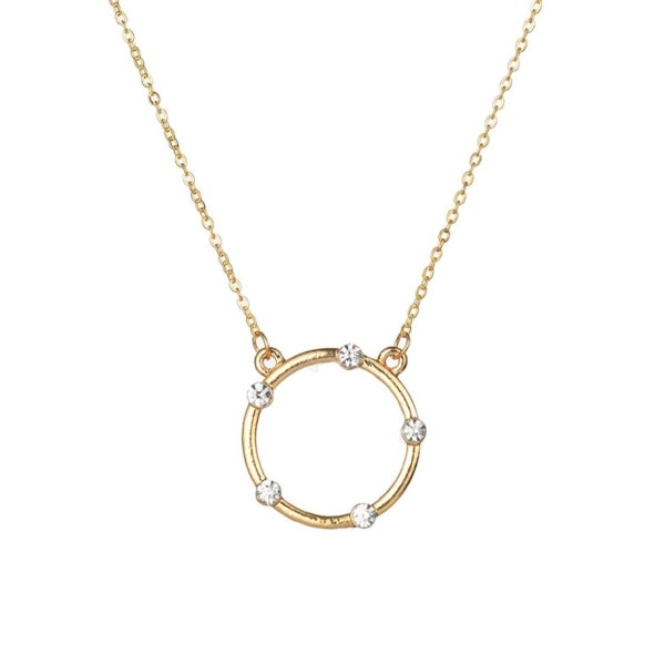 Presenthalsband Jag Älskar Mamma Mors Dag Halsband Guld guld