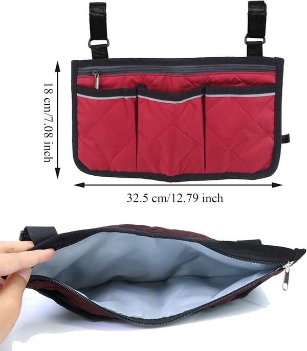 Kørestolstaske, Kørestol sikker opbevaringstaske, Kørestolstaske-FX-