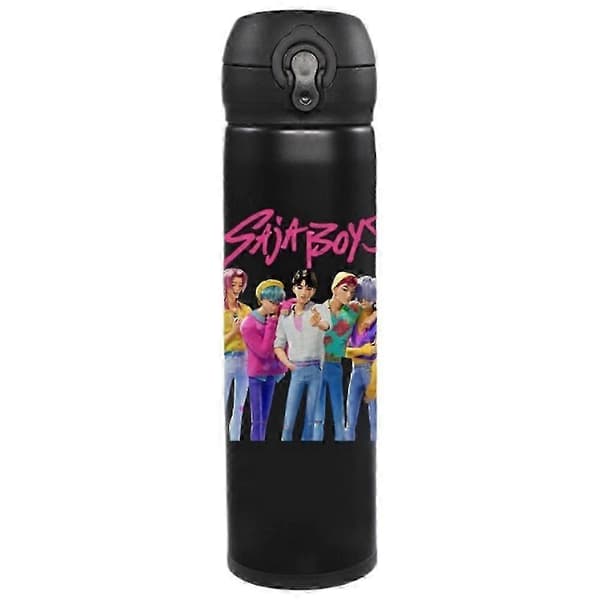 K-Pop Demon Hunters 304 rustfritt stål krus svart hvit rosa-FX-