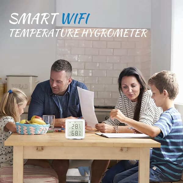 Smart WiFi Termometer Hygrometer med App og Datalogging