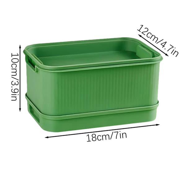 Sprouting Kit for Seeds with Drainage Holes and Drainage Tray, Upgraded Stackable Tray for Microgreens, Fresh Organic Bean Sprouts-FX- 1pc