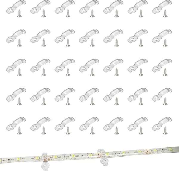 100 stk. strimler til LED-strips, forbindelsesklemme til LED-strips-FX-