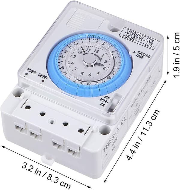 Mechanical Timer, 12v DC Time Control Switch Kitchen Timer Time Control Switch TB35N TB388 TB35 TB35-N TB889 VT35B -FX-