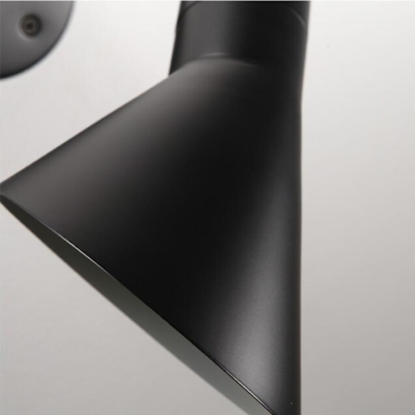 Svart vägglampa, 220V industriell vindgång, korridor, sovrum