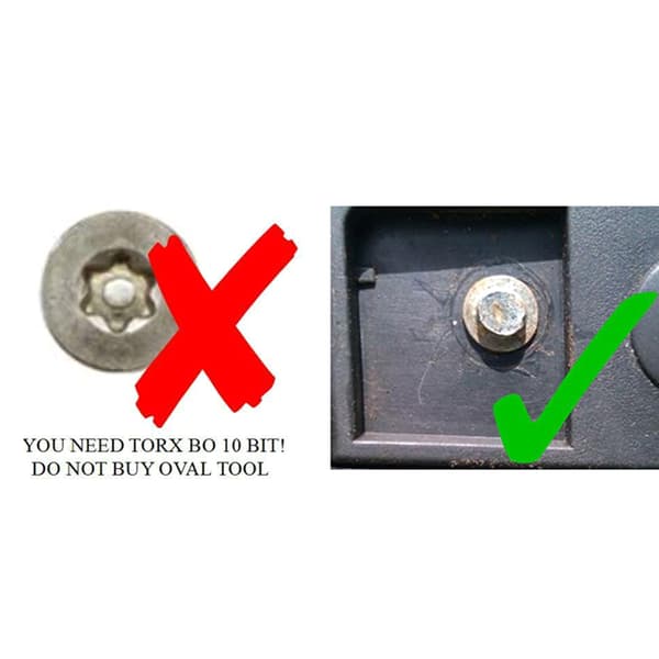 Jura Capresso Repair Tool with Key to Open Security Oval Head Screws-FX-