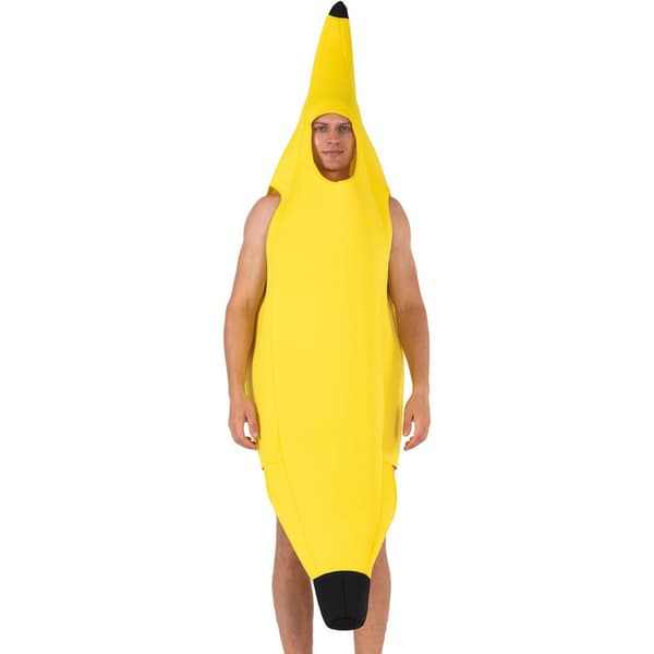 Sjovt banankostume til voksne - Unisex One Size udklædning -FX-