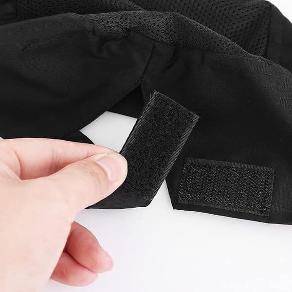 2 stycken unisex kockmössa matservering svart kockmössa justerbar k-FX-
