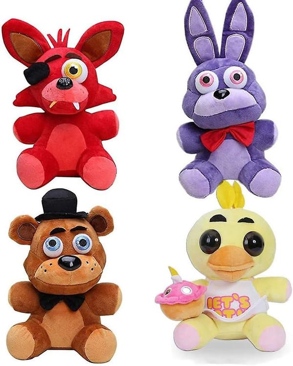 Five Nights at Freddy's Pehmolelusetti - 4 hahmon paketti-FX-