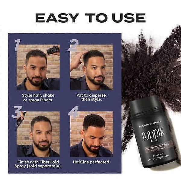 Hårvolumspray - 27,5g - Mørkebrun - Mørkebrun Mørkebrun
