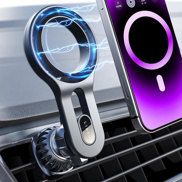 Magneettinen MagSafe-autotuuletusteline iPhone 16:lle pitkällä varrella -FX-