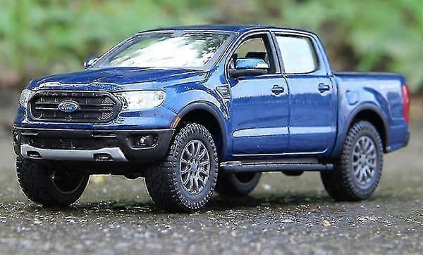 Legetøjsbiler 1:27 Ford Ranger meget detaljeret trykstøbt præcisionsmodel bilmodel samling julegave-FX-