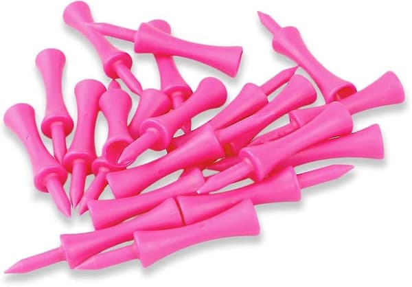 Lyserøde plastik golf tees 57mm - 100 pakke slot tees 2-1/4 tommer-FX-