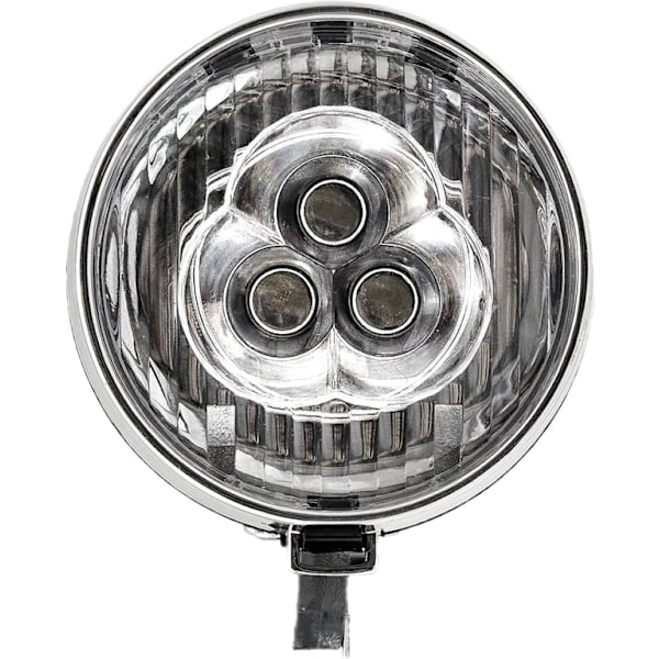 Retro Bicycle Light 3 LED Black for Fork with AAA Batteries Included-FX-