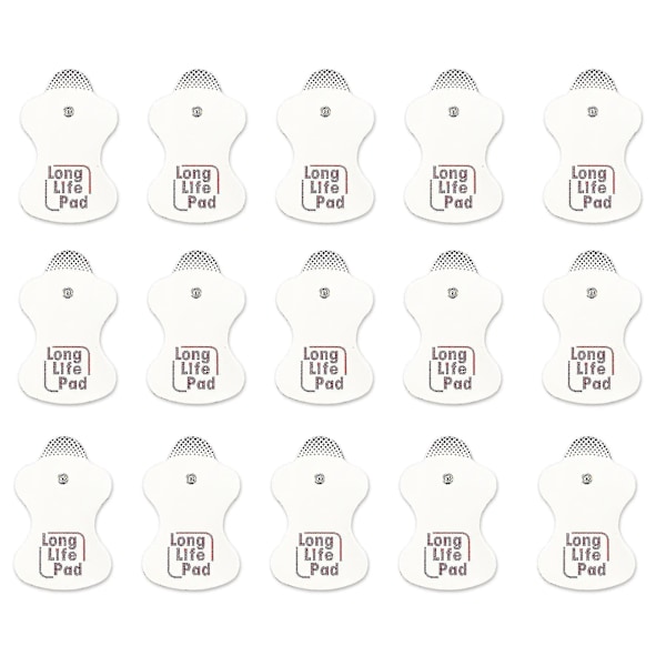 20 st kompatibla med Omron Tens Unit ersättningsplattor återanvändbara plattor 10 par [reducerat!!! Ny utgåva]
