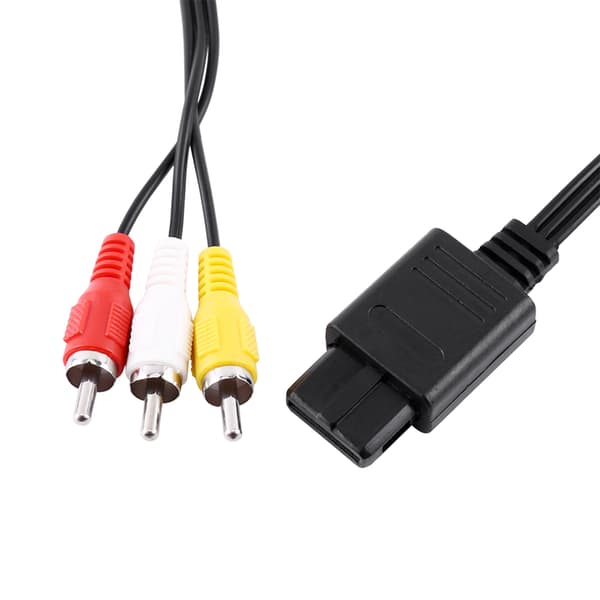 Lyd-TV-videokabel A/V-komposit RCA-kabel til N64 Nintendo GameCube-FX-