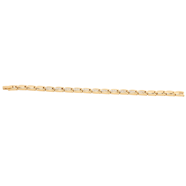 Magnetarmbånd til smertelindring i rustfrit stål Magnetisk terapiarmbånd Sundt guld