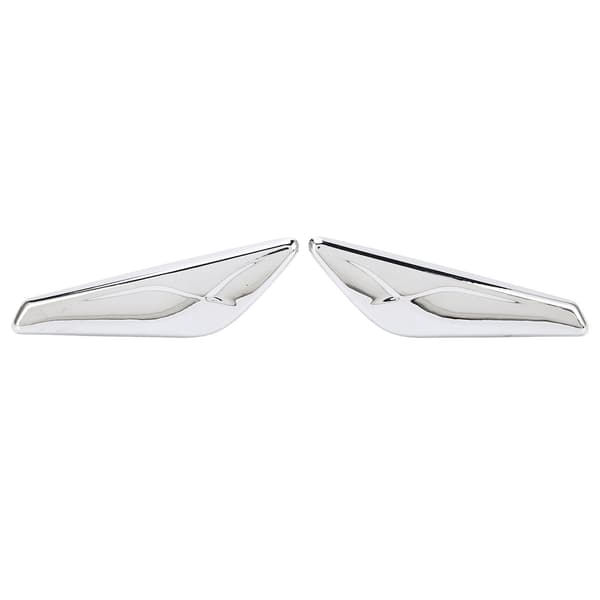 2 PCS Front Fender Chrome Finish 51117338569 Replacement for X3 X4 F25 F26 2013-2017-FX-