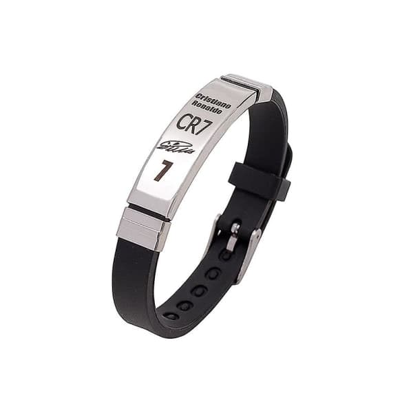 Justerbar Cristiano Ronaldo Logotyp Basebollkeps och Armband-FX-