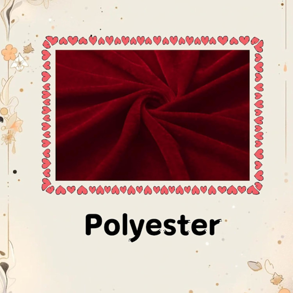 Rød fløyel hettekappe for Halloween og cosplay-kostymefester