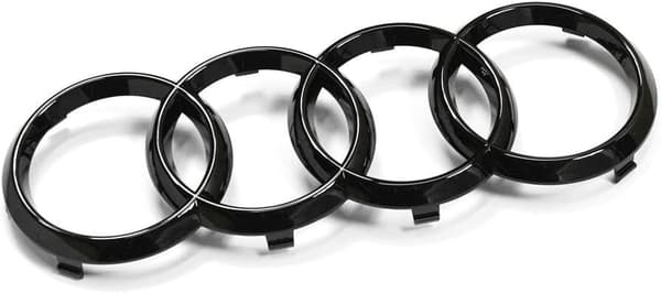 273 mm Audi 82A071801 Grillplate, Ringe Black Edition Emblem Black-FX-