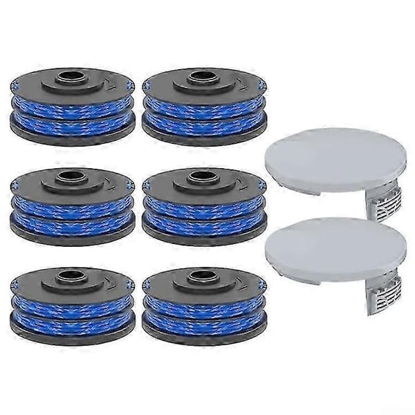 Passer til Ryobi model RAC123 spoler x 6 + RAC122 låg x 2 (sæt) spoler med græshoveder (blå) blue-FX- blue 1set
