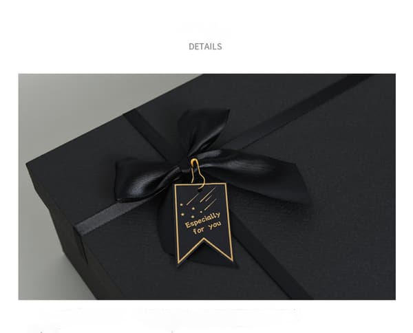 Presentförpackningar med lock för presenter, presentförpackningar med band för jul, mors dag, helgdagar, fars dag (6,6x4,7x2,3 tum)