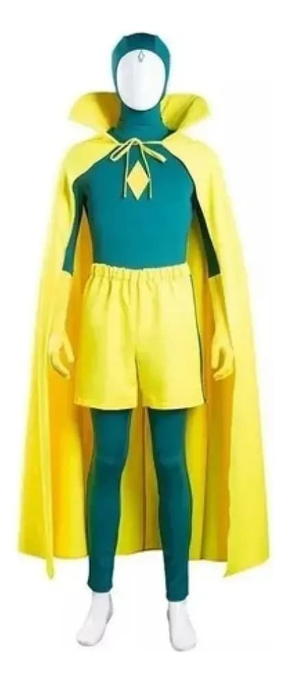 WandaVision Halloween Cosplay Kostume i Gul-FX-