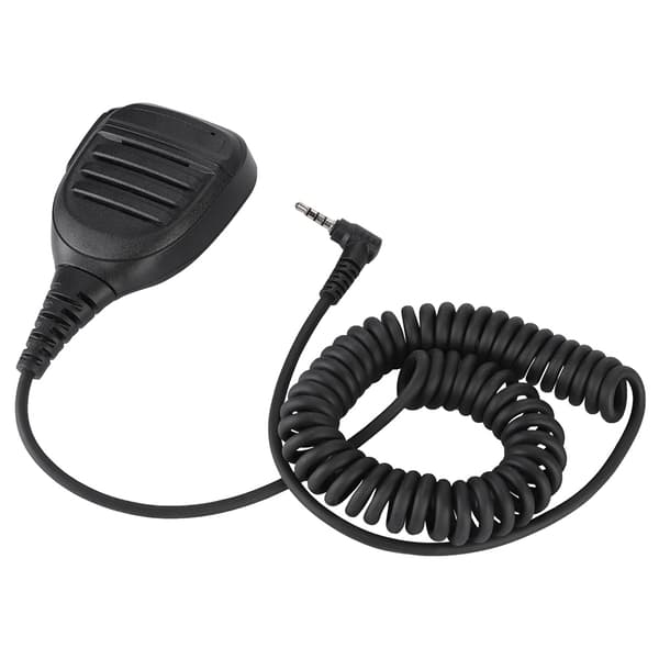 3.5mm PTT Handheld Walkie Talkie Radio Speaker Microphone for YAESU FT1D FT1XDR FT2DR FT2XDR-FX-