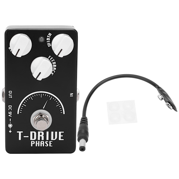 Guitar Phaser Pedal Elektrisk Analog Phase Shifter Effekt Musikinstrument Tilbehør CP61