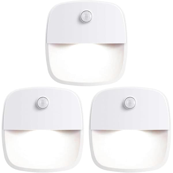 Rörelsesensor Nattlampa - 3-pack Batteridriven Inomhuslampa-FX-