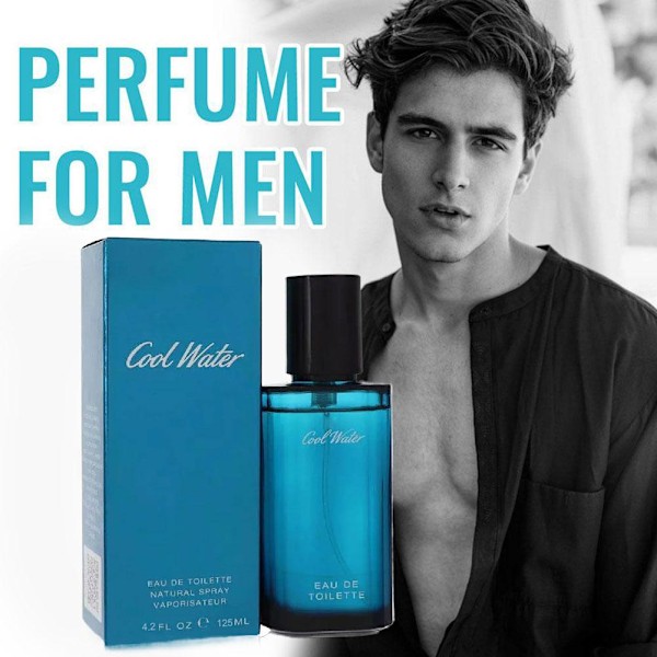 Cool Water av Davidoff for menn EDT Cologne Spray 125 ml