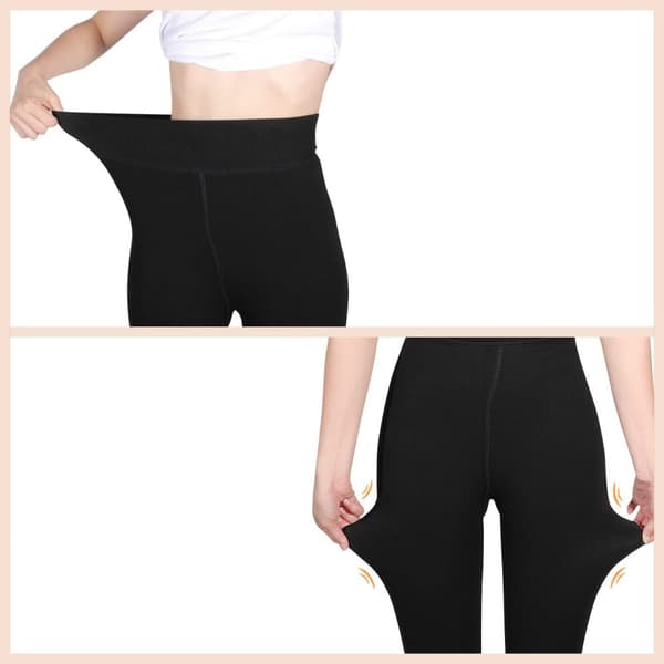 Termiska leggings med hög midja för kvinnor - Varma och mysiga vintertights